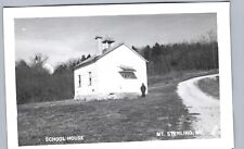 SCHOOL HOUSE mount sterling mo real photo postcard rppc missouri gasconade picture