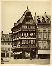 France, Strasbourg Vintage Albumen Print.  20x25 Albumin Print Circa 1 picture