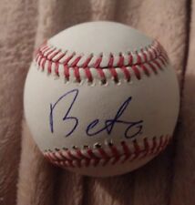 BETO O'ROURKE SIGNED OFFICIAL MLB BASEBALL PRESIDENT 2020 W/COA+PROOF RARE WOW picture