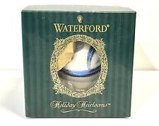 Waterford Holiday Heirlooms Lucerne Christmas Tree Ball Villanova 2001 In Box picture