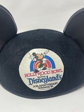 Vintage Walt Disney 30th Anniversary Summer Of 1985 Hollywood Bowl Ear Hat Set picture
