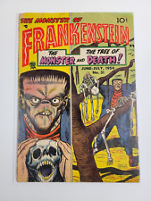 Frankenstein #31 Prize Comics 1954 Golden Age Skeleton Cover picture