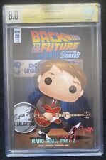 SIGNED MICHAEL J. FOX BACK TO THE FUTURE Comic CBCS Witnessed IDW Funko Auto picture
