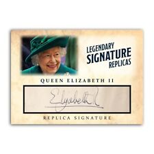 Queen Elizabeth II 2022 Autograph Collectible Britain Replica Signature Card picture