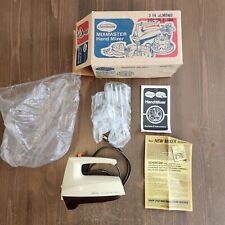 Vtg 1970's Sunbeam MIXMASTER Hand Mixer Complete With Everything Tested Working picture