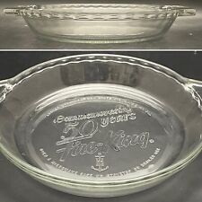 Fire King 1992 Commemorative 50th Anniversary Pie Plate N1075 USA 9.5