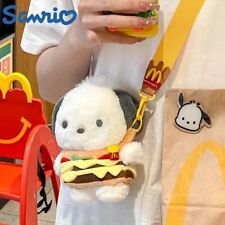 Mcdonalds × Sanrio Pochacco Hamburger Plush Toy Doll 20Cm Bag Cross-Body Bag picture