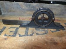 Vintage Brown & Sharpe Hardened Protractor W/Tempered No. 4 ruler picture