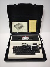 SILVER REED #8610 TYPEWRITER 1970s W/ ORIGINAL CASE Manual + More  White/Black picture