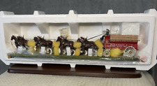 The Budweiser Clydesdales Official Product of The Danbury Mint 2001 Wagon NIB. picture