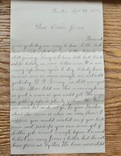 Antique letter~ September 1885 picture