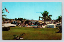 Whispering Palms Motel Apts Pool Lake Worth FL Florida Postcard picture