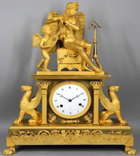 Early 19th Century Empire Bronze Mantle/Table Clock (1810) Apollo and Orpheus picture