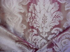 9-5/8Y BRUNSCHWIG & FILS OMBRE LAVENDER FLORAL DAMASK SILK UPHOLSTERY FABRIC picture