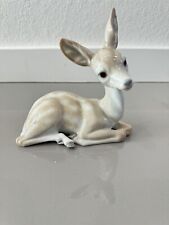 Lladro Spotted Deer Fawn Sitting Figurine Retired Excellent Condition picture