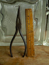 Utica 654-6 Long Needle Nose Side Cutting Pliers 1944-1960s picture
