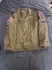 WW2 US Military M41 Field Jacket WWII Hi Qual Repro At The Front Sz 46R 82nd AB  picture