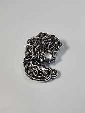 Medusa Brooch Lapel Pin Silver Color Gorgon Snakes for Hair picture