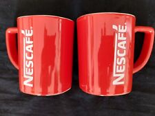 2 New Nescafe LARGE 12 OZ Red Cup Cups Mug Coffee Collectible Gift 12 oz  Deal picture