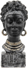 Leekung African Statues and Sculptures for Home Decor,African Figurines Head for picture