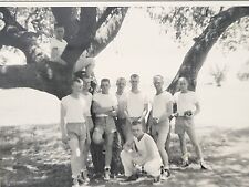 Real Photo Lowell High School Track Team in San Antonio, TX Massachusetts Tree picture