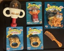 Lot Of 6 Vintage 1990s Garfield Baby Items Garfield For Babies By Remco And More picture