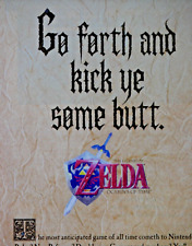 Nintendo Zelda Legend Of Ocarina Of Time Vintage 1998 Original Print Ad 8 x 10