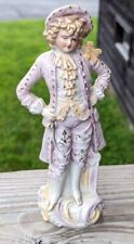 Vintage Flamboyant Man In Light Pink Figurine picture