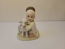 Vintage Homco Holy Child & Lamb Figurine #5605 4
