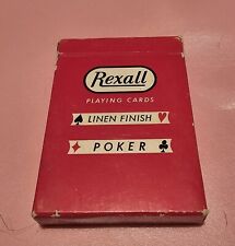 Vintage Rexall Store Playing Cards Full Deck Nice Condition  picture