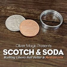 Scotch & Soda (Walking Liberty Half Dollar) Close Up Magic Tricks Coin Appearing picture