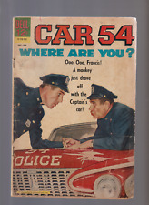 Car 54 Where Are You? #4 (1963) FIRST PRINT W/ DARK LOGO Fred Gwynne photo cover picture