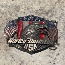Vintage Harley-Davidson Belt Buckle Made In The USA 1969 Easy Rider 3.5 X 2.5” picture