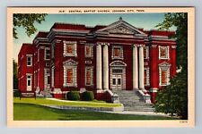 Johnson City TN-Tennessee, Central Baptist Church, Antique Vintage Postcard picture
