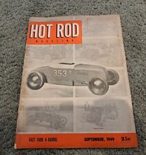 September 1949 Hot Rod Magazine picture