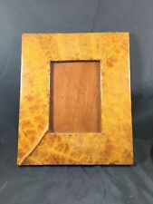 Dried Leaf Leaves Rustic Country Handmade Photo Picture Frame Unique Rare **Read picture