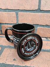 Vintage Coffee/Tea Cup/ Coaster/Lid HON  Industries 40th Anniversary 1947-1987 picture
