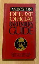 Mr. Boston Deluxe Official Bartender's Guide 61st Ed 1981 Vintage Book Hardcover picture