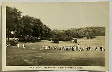Golf Course. East Northfield, Massachusetts. MA. Real Photo Postcard RPPC. picture