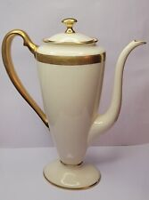 Antique Lenox Lowell Coffee Pot - Green Back Stamp picture