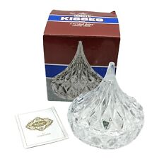 Godinger Hershey's Kisses Shannon Crystal Kiss Candy Dish Lidded Box NOS picture