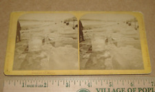 c1870 Mississippi River Ice Harvest St Paul Minnesota Stereoview Zimmerman MN picture