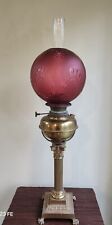 Rare English Messenger Banquet Oil Lamp  picture