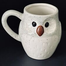 ECCOLO 2022 OWL, 3D White Grey Trim Face, Coffee Cup/Mug Beautiful picture