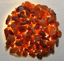 600 GM Mesmarising Natural Orange Color Faceted Rough HESSONITE GARNET Crystals picture
