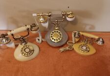  Lot of  3 Vintage French Princess  Telephones 2 Rotary  1 Touchstone  picture
