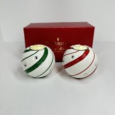 Waterford Set of 2 Holiday Heirlooms Sugar Plums Candy Votive NIB 137688 picture