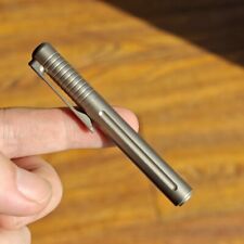 Compact TC4 Titanium Alloy Signature Pen Pocket Ballpoint Pen Outdoor Travel EDC picture