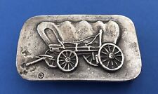 Rare Vorreiter Sterling Silver Oklahoma University Covered Wagon Belt Buckle #12 picture