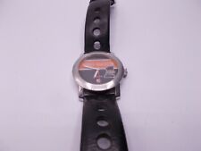 Bulova Harley-Davidson Black & Silver Date Leather Band Watch - 2002 HD picture